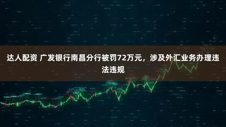 达人配资 广发银行南昌分行被罚72万元，涉及外汇业务办理违法违规