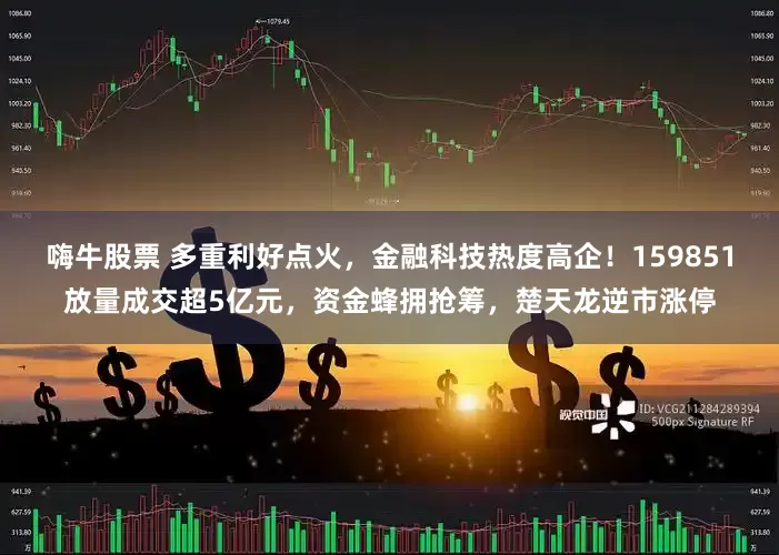 嗨牛股票 多重利好点火，金融科技热度高企！159851放量成交超5亿元，资金蜂拥抢筹，楚天龙逆市涨停